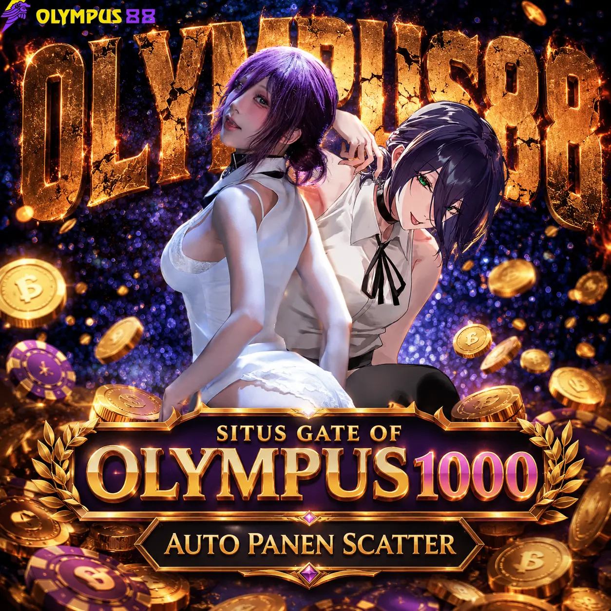 Thumbnail 1 of 3, Poster, OLYMPUS88 : Situs Login Gates Of Olympus 1000 Langsung Panen Scatter Designed and sold by SajiinSEO